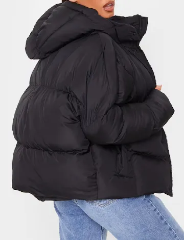Geaca PrettyLittleThing, negru Negru