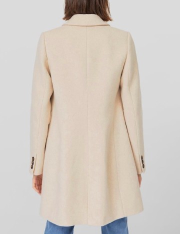 Palton Stradivarius, crem
