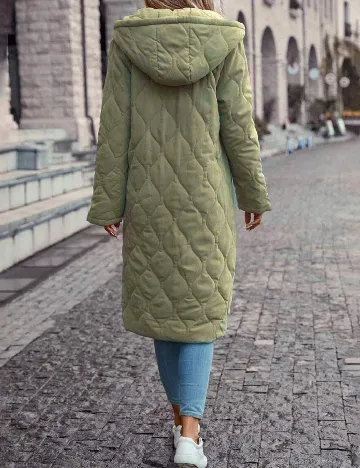 Geaca SHEIN, verde Verde