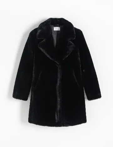Palton Reserved, negru Negru