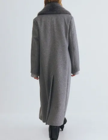Palton oversize Reserved, gri Gri