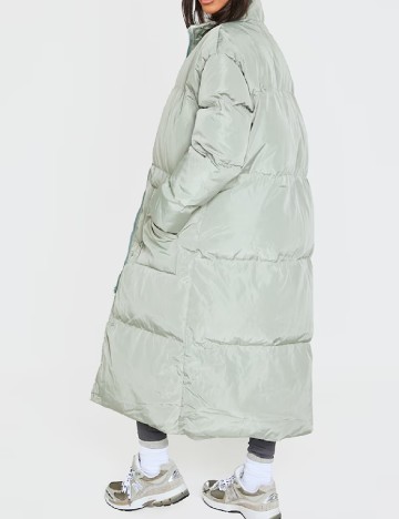 Geaca Oversize PrettyLittleThing, verde