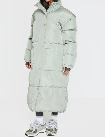 Geaca Oversize PrettyLittleThing, verde Verde