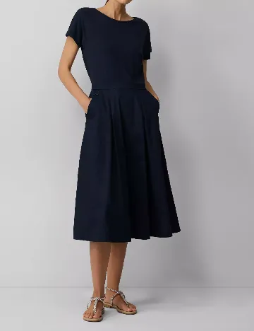 Rochie medie s.Oliver, bleumarin inchis Albastru