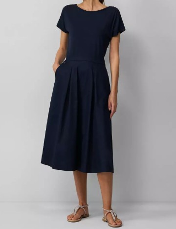 Rochie medie s.Oliver, bleumarin inchis