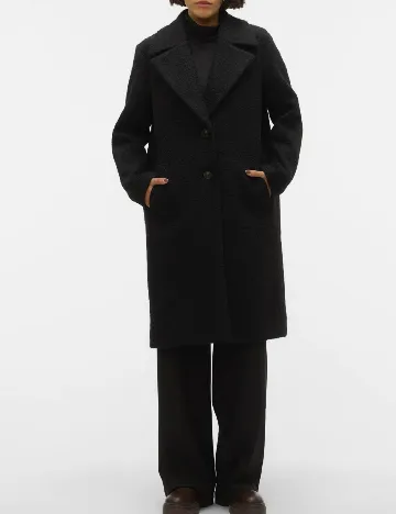 Palton Vero Moda, negru Negru