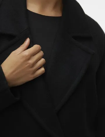 Palton Vero Moda, negru Negru