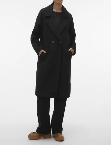 Palton Vero Moda, negru Negru