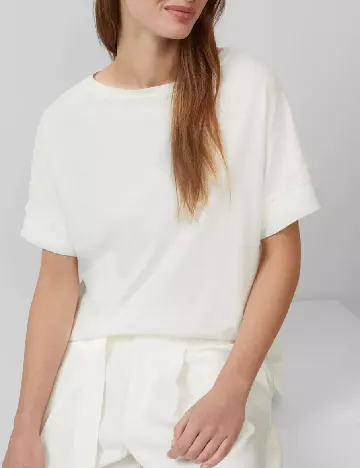 Bluza s.Oliver, alb Alb