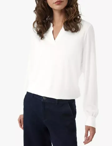 Bluza Comma, alb Alb