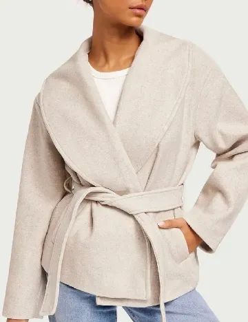 Palton Vero Moda, bej Crem