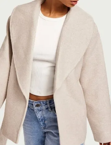 Palton Vero Moda, bej Crem