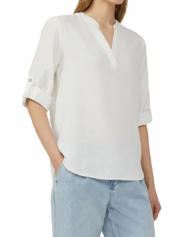 Bluza s.Oliver, alb Alb