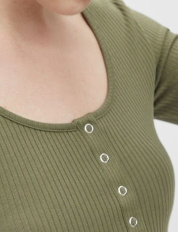 Bluza Pieces, verde