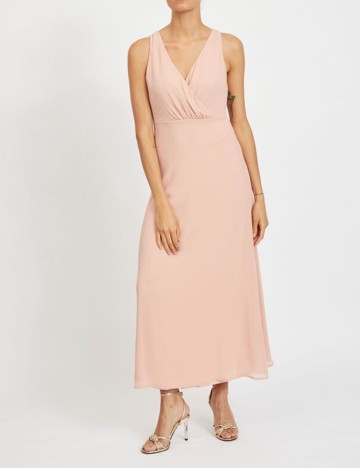 Rochie lunga Vila, roz