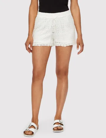 Pantaloni scurti Vero Moda, alb Alb