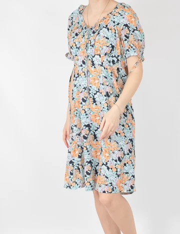 Rochie Pieces, floral Floral print