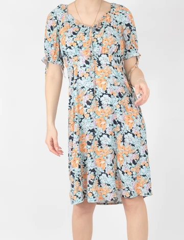 Rochie Pieces, floral Floral print