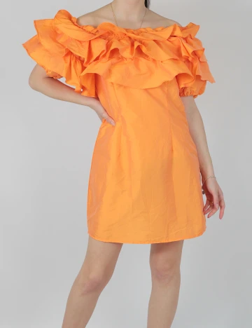 Rochie Vero Moda, portocaliu