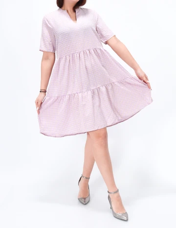 Rochie medie Pieces, mov