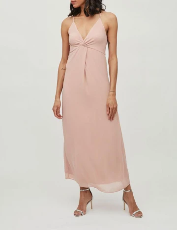 Rochie lunga Vila, roz