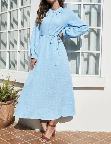 Rochie lunga SHEIN, bleu Albastru